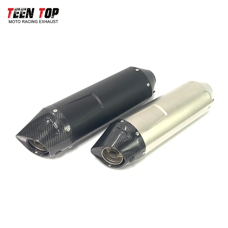 51mm Universal Motorcycle Exhaust Ninja650R VERSYS650 Ninja 400 ZX6R 636 ER6N Ninja300 Ninjia250 Carbon Fiber Motobike Muffler
51mm Universal Motorcycle Exhaust Ninja650R VERSYS650 Ninja 400 ZX6R 636 ER6N Ninja300 Ninjia250 Carbon Fiber Motobike Muffler