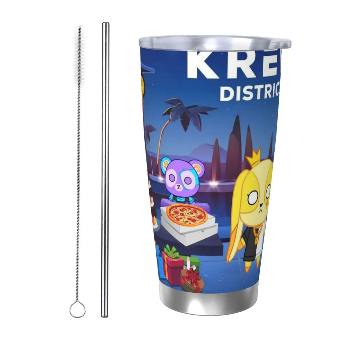 Cartoon ItsFunneh Krew District Stainless Steel Tumbler Vacuum Insulated Mugs Thermal Cold Cup Straws With Lid 20oz
Cartoon ItsFunneh Krew District Stainless Steel Tumbler Vacuum Insulated Mugs Thermal Cold Cup Straws With Lid 20oz