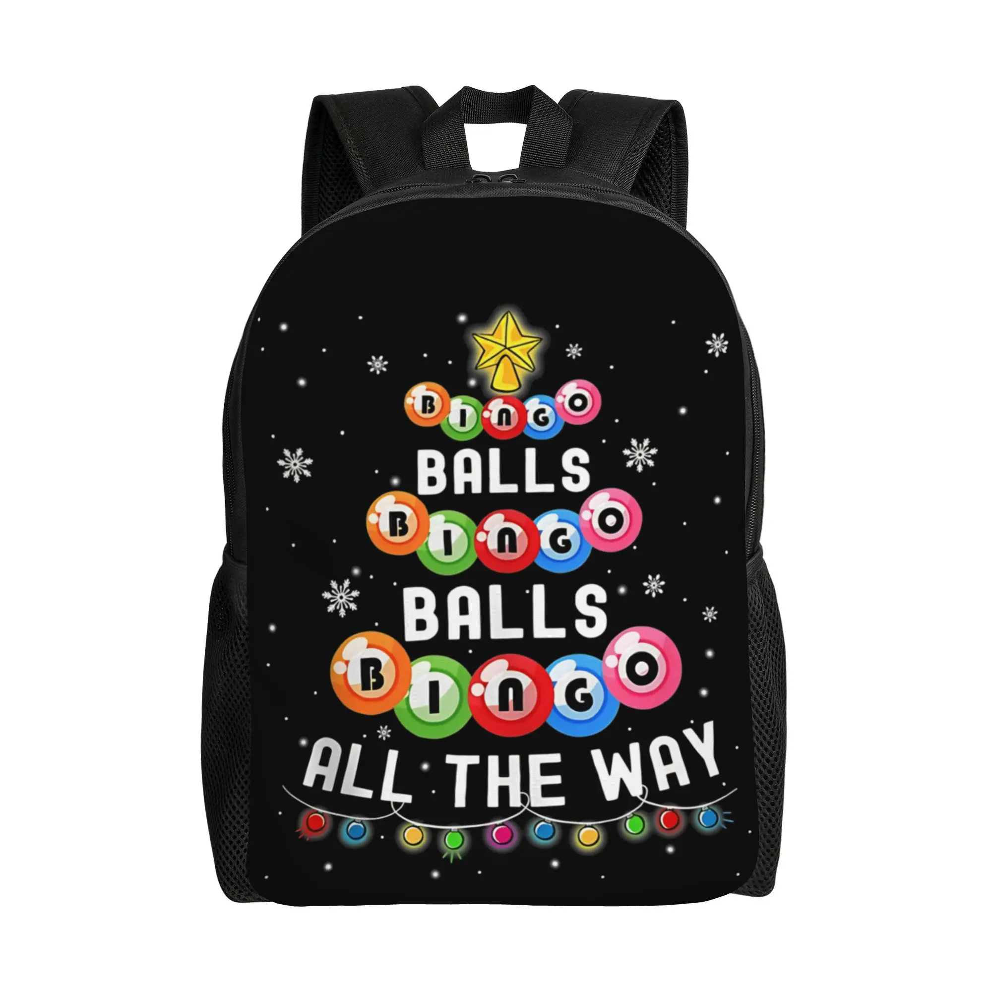 Back to school season Retro Washable Balls All The Way Christmas Tree Knapsack Bingo Teenager Backpack
Back to school season Retro Washable Balls All The Way Christmas Tree Knapsack Bingo Teenager Backpack