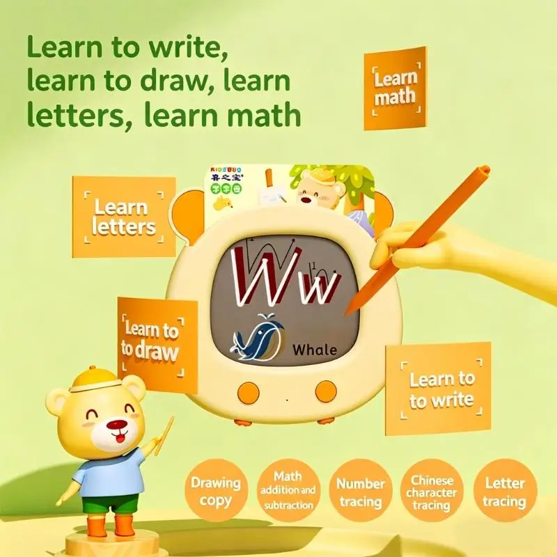 Interactive Kids Learning Machine Toy With Flashcards Words Writing Drawing Table For Early Language Development A2UB
Interactive Kids Learning Machine Toy With Flashcards Words Writing Drawing Table For Early Language Development A2UB