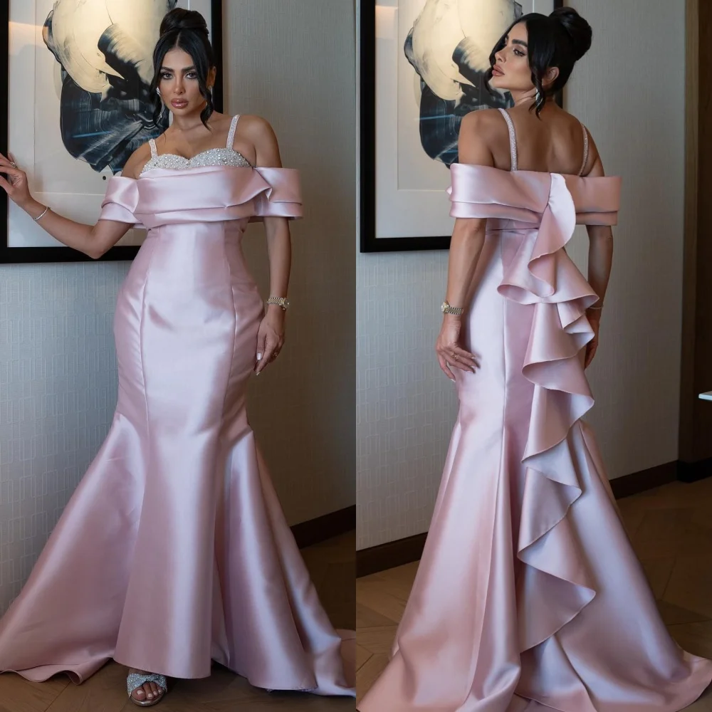 Customized Classic Exquisite Charmeuse Sequined Pleat Trumpet Off-the-shoulder Long Dress Bespoke Occasion Fashion
Customized Classic Exquisite Charmeuse Sequined Pleat Trumpet Off-the-shoulder Long Dress Bespoke Occasion Fashion