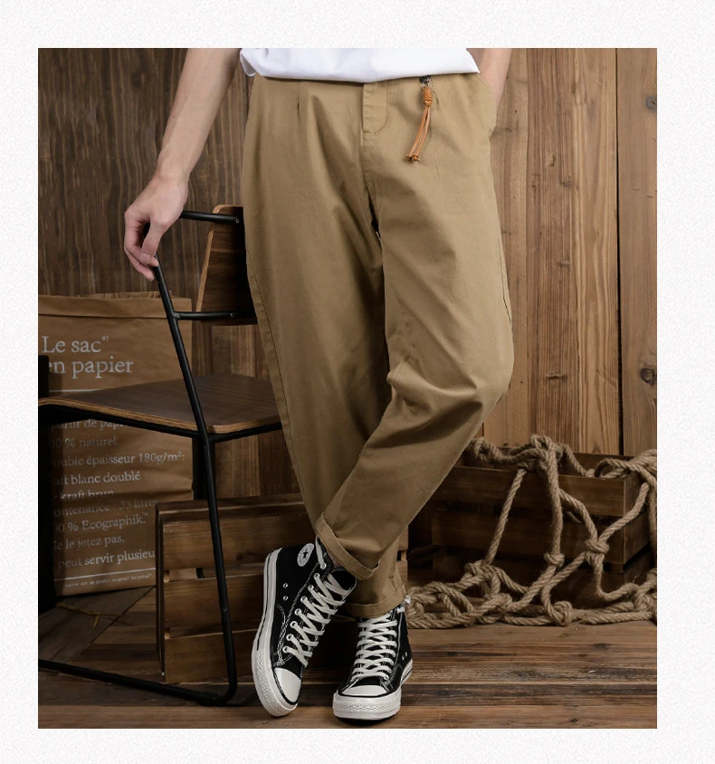 7612 Spring Fall New Fashion Men Vintage Casual Wide Leg Straight Basic Pants Solid Color Khaki Versatile Overalls Trousers Male
7612 Spring Fall New Fashion Men Vintage Casual Wide Leg Straight Basic Pants Solid Color Khaki Versatile Overalls Trousers Male