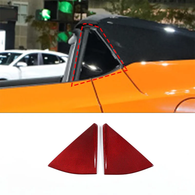 For Chevrolet Corvette C8 Z51 Z06 2020 + Car Rear Window Triangle Glass Sticker Panel Cover Trim Real Carbon Fiber Accessories
For Chevrolet Corvette C8 Z51 Z06 2020 + Car Rear Window Triangle Glass Sticker Panel Cover Trim Real Carbon Fiber Accessories
