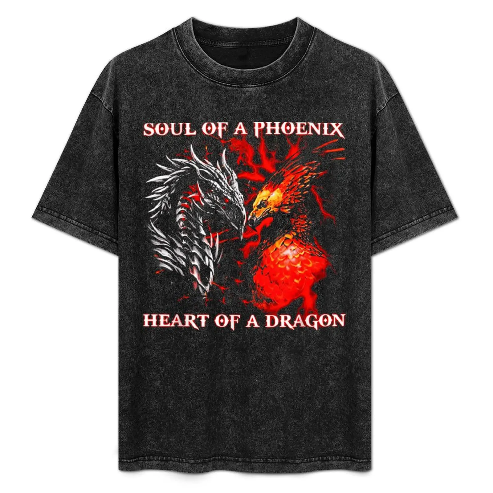 Soul of a phoenix heart of a dragon T-Shirt Plus Size Loose Short Sleeve Top
Soul of a phoenix heart of a dragon T-Shirt Plus Size Loose Short Sleeve Top