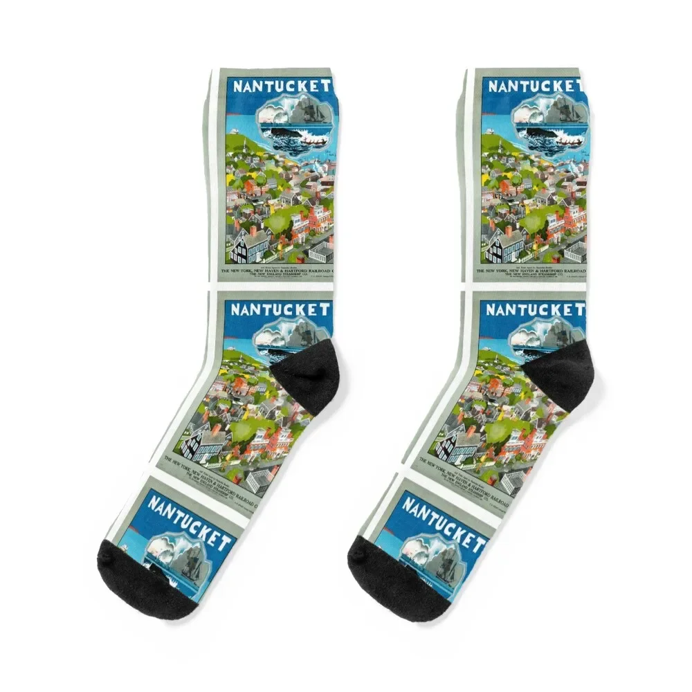 Nantucket USA Vintage Travel Poster Restored Socks loose Sports Socks For Women Men's
Nantucket USA Vintage Travel Poster Restored Socks loose Sports Socks For Women Men's