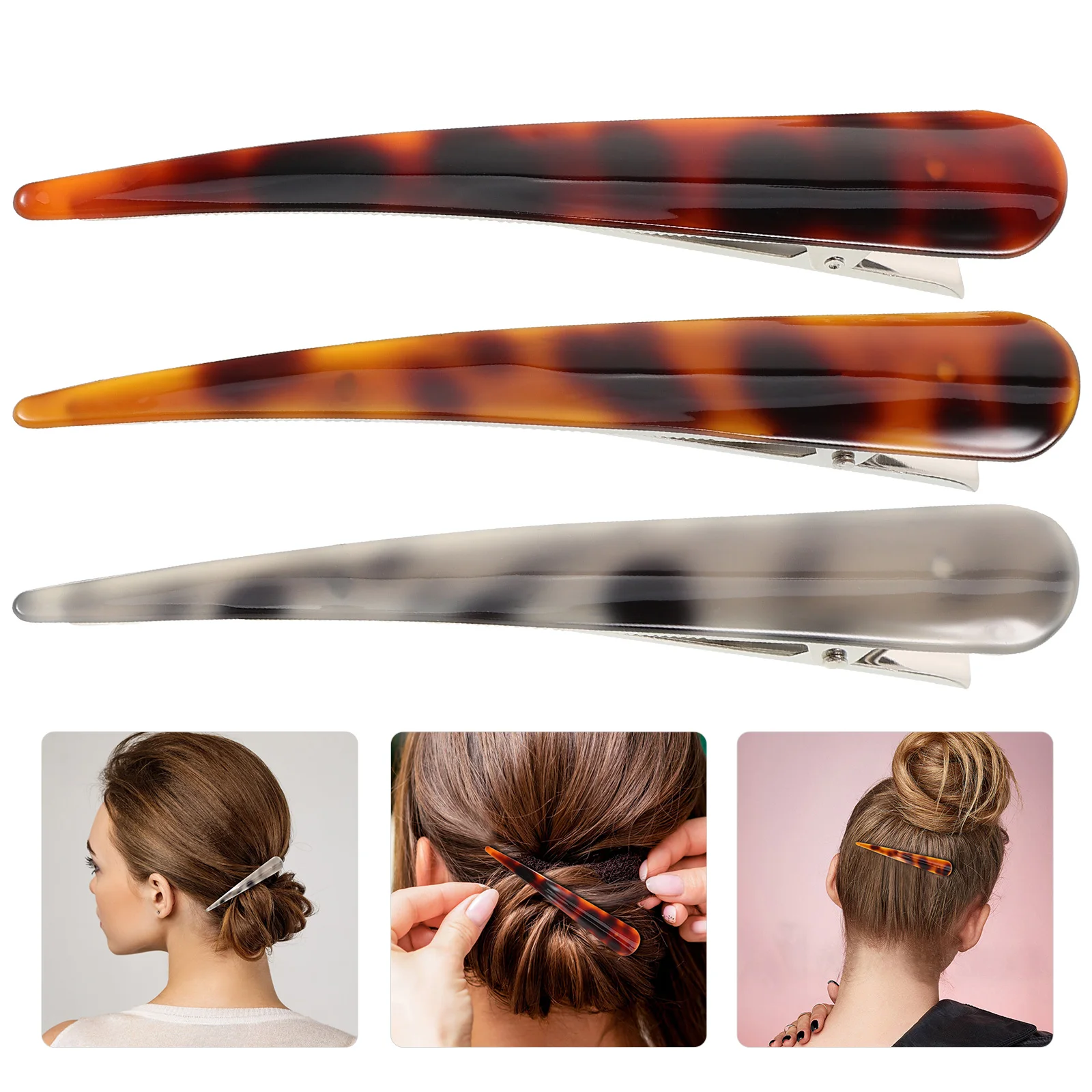 3pcs Hairdressing Clips Set Lightweight Sturdy Flowers Horn Perfect Salon Home DIY Makeup Washing Face Duckbill Partition Clamps
3pcs Hairdressing Clips Set Lightweight Sturdy Flowers Horn Perfect Salon Home DIY Makeup Washing Face Duckbill Partition Clamps