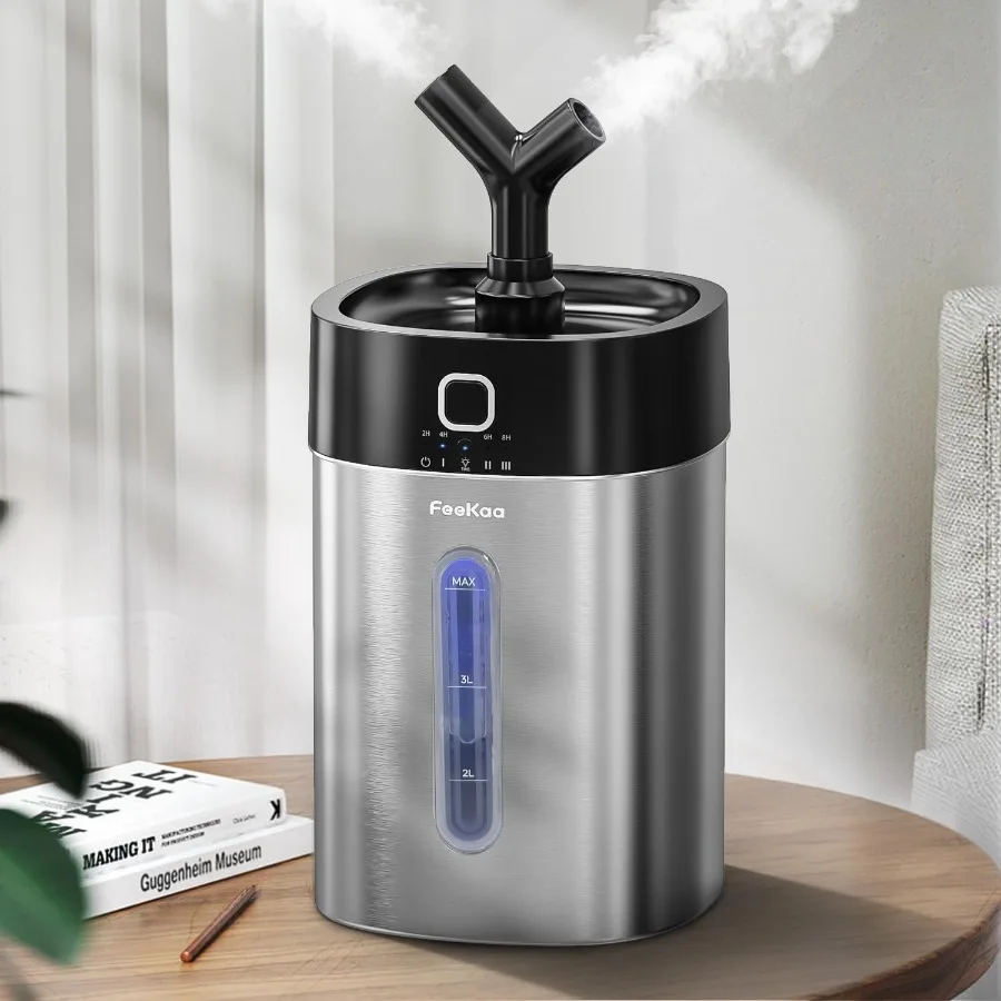Stainless Steel Humidifier Dishwasher Safe 4L/1Gal Cool Mist Humidifiers for Bedroom Easy Clean Humidifier Large Room Humidifie
Stainless Steel Humidifier Dishwasher Safe 4L/1Gal Cool Mist Humidifiers for Bedroom Easy Clean Humidifier Large Room Humidifie