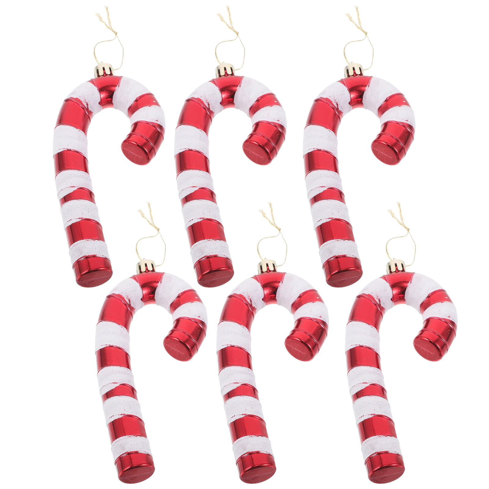 6Pcs Christmas Tree Decorations Large Candy Cane Painted Hanging Ornaments for Indoor Outdoor Xmas Holiday Party
6Pcs Christmas Tree Decorations Large Candy Cane Painted Hanging Ornaments for Indoor Outdoor Xmas Holiday Party