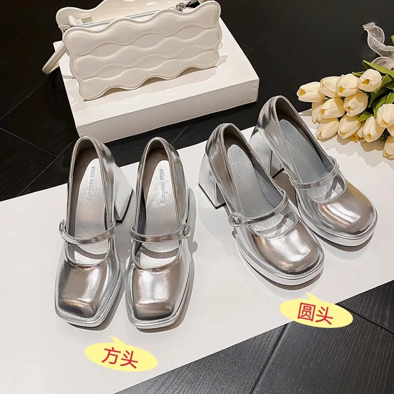 New Women's Mary Jane Shoes Exquisite Platform High Heels for Woman Fashion Lolita Casual Shoes Designer Shoes Zapatos De Mujer
New Women's Mary Jane Shoes Exquisite Platform High Heels for Woman Fashion Lolita Casual Shoes Designer Shoes Zapatos De Mujer