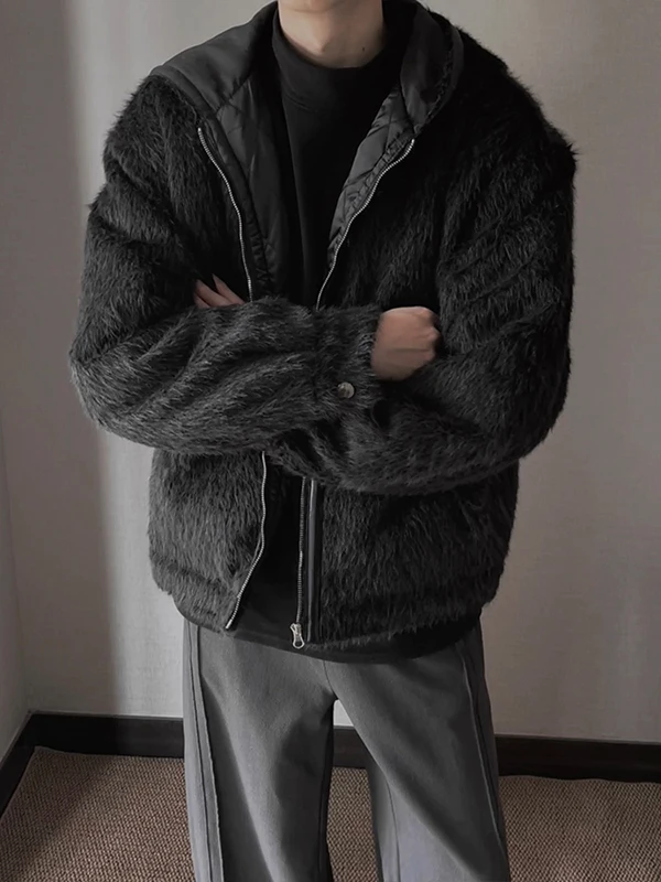 Мужская утепленная хлопковая куртка TANGZ STUDIO с меховой подкладкой, капюшоном, экологичная, зимняя, теплая, повседневная, с длинными рукавами, на молнии
Мужская утепленная хлопковая куртка TANGZ STUDIO с меховой подкладкой, капюшоном, экологичная, зимняя, теплая, повседневная, с длинными рукавами, на молнии