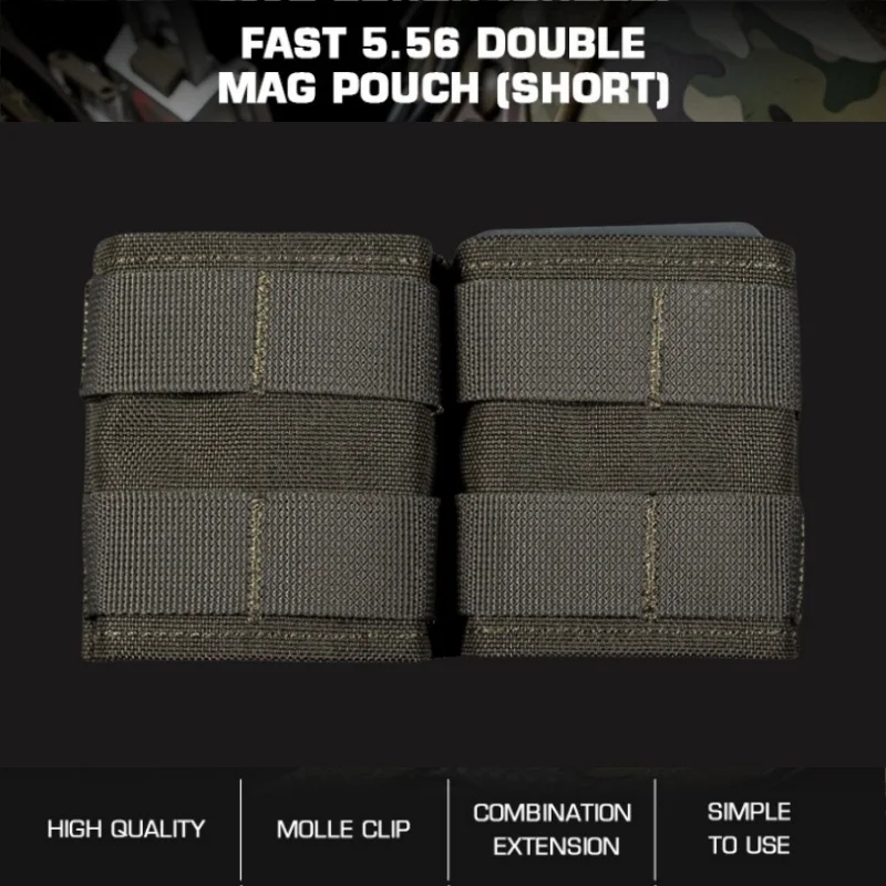 Outdoor Hunting Molle System Accessory Package FAST Dual 5.56 Function Package (Short)
Outdoor Hunting Molle System Accessory Package FAST Dual 5.56 Function Package (Short)