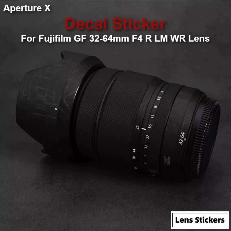 For Fuji GF32-64F4 Lens Stickers GF32-64 Premium Decal Skin for FUJIFILM GF 32-64mm f/4R LM WR Lens Wrap Cover Film 32-64
For Fuji GF32-64F4 Lens Stickers GF32-64 Premium Decal Skin for FUJIFILM GF 32-64mm f/4R LM WR Lens Wrap Cover Film 32-64