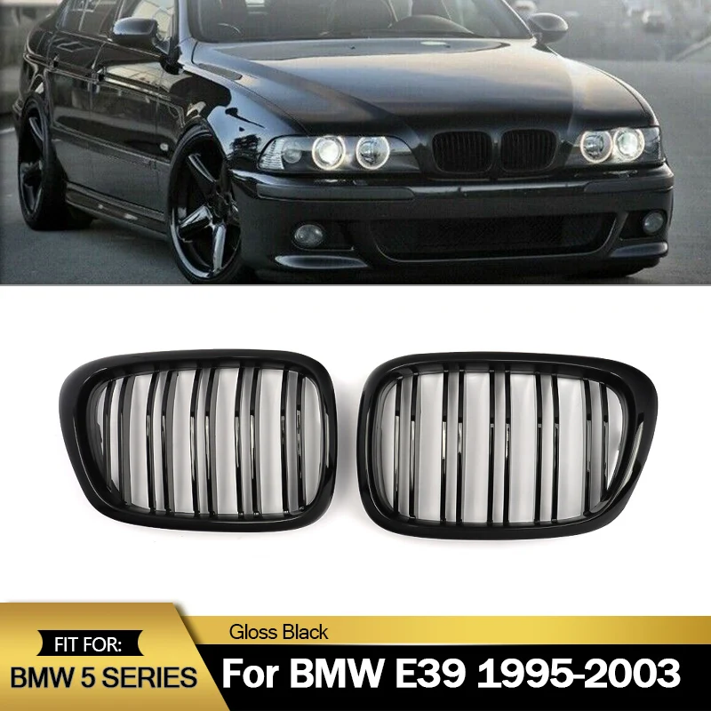 Front Grille Assembly For BMW E39 525 528 530 535 M5 1999-2003 Glossy Black Front Kidney Grilles Racing Grill Magickit
Front Grille Assembly For BMW E39 525 528 530 535 M5 1999-2003 Glossy Black Front Kidney Grilles Racing Grill Magickit
