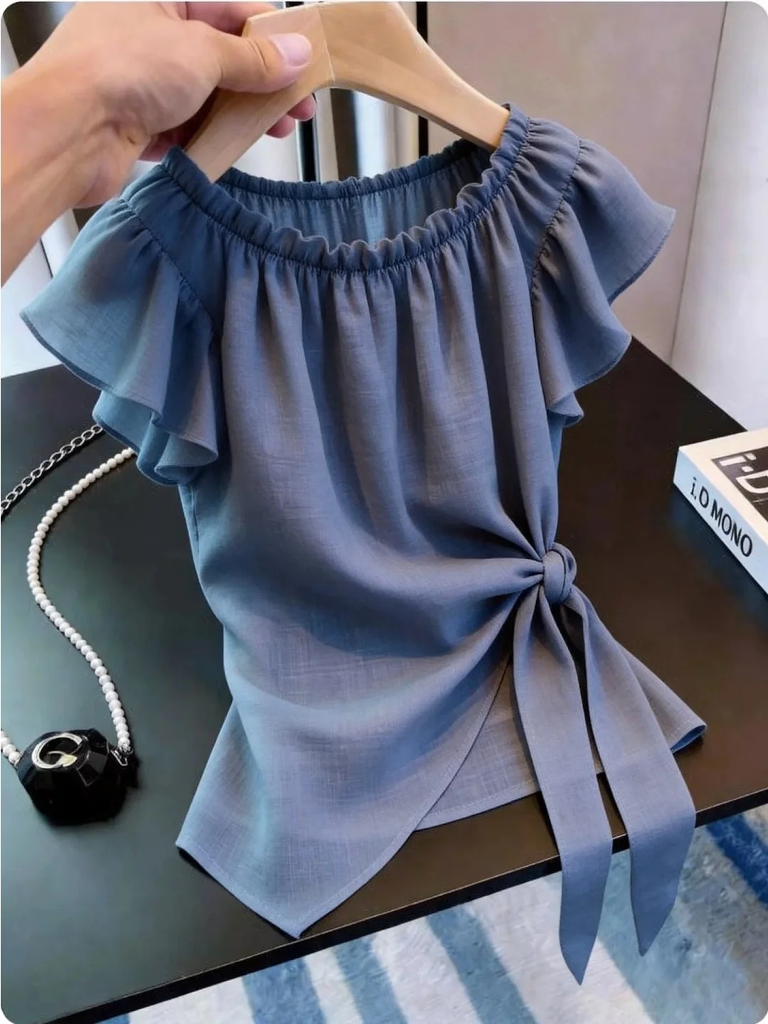 Slimming Design Sensation T-Shirt Women's Summer 2026 Korean Style Belted Waist Tie-Back Blouse Floral round Neck Short ...
Slimming Design Sensation T-Shirt Women's Summer 2026 Korean Style Belted Waist Tie-Back Blouse Floral round Neck Short ...