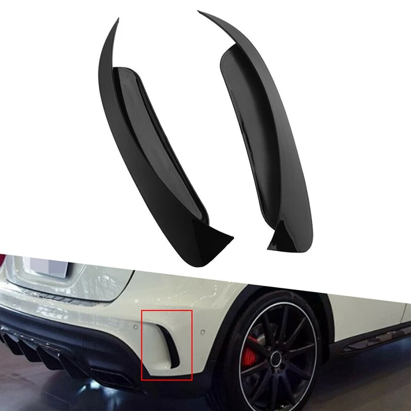 Pair Rear Bumper Vent Cover Flaps Splitter Trim Glossy Black For Mercedes-Benz GLA 200 250 X156 GLA45 AMG 2013-2018
Pair Rear Bumper Vent Cover Flaps Splitter Trim Glossy Black For Mercedes-Benz GLA 200 250 X156 GLA45 AMG 2013-2018
