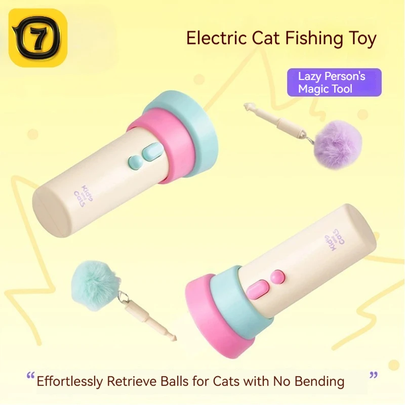 Electric Automatic Cat Teaser Wand Retractable Interactive Cat Toy Plush Fluffy Ball Relieve Boredom For Indoor Lazy Owners
Electric Automatic Cat Teaser Wand Retractable Interactive Cat Toy Plush Fluffy Ball Relieve Boredom For Indoor Lazy Owners