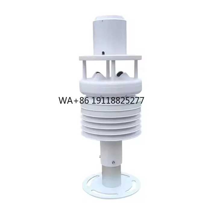 6 Elements Air Temperature Pressure Ultrasonic Wind Vane Agriculture Solar Powered Ultrasonic Anemometer Compact Weather Station
6 Elements Air Temperature Pressure Ultrasonic Wind Vane Agriculture Solar Powered Ultrasonic Anemometer Compact Weather Station