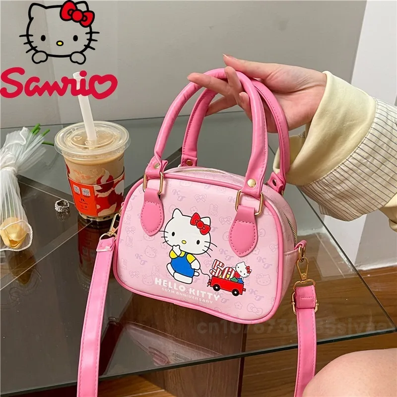 Hello Kitty New Women's Crossbody Bag Fashion High Quality Girls' Handbag Cartoon Versatile Women's Mobile Phone Storage Bag
Hello Kitty New Women's Crossbody Bag Fashion High Quality Girls' Handbag Cartoon Versatile Women's Mobile Phone Storage Bag