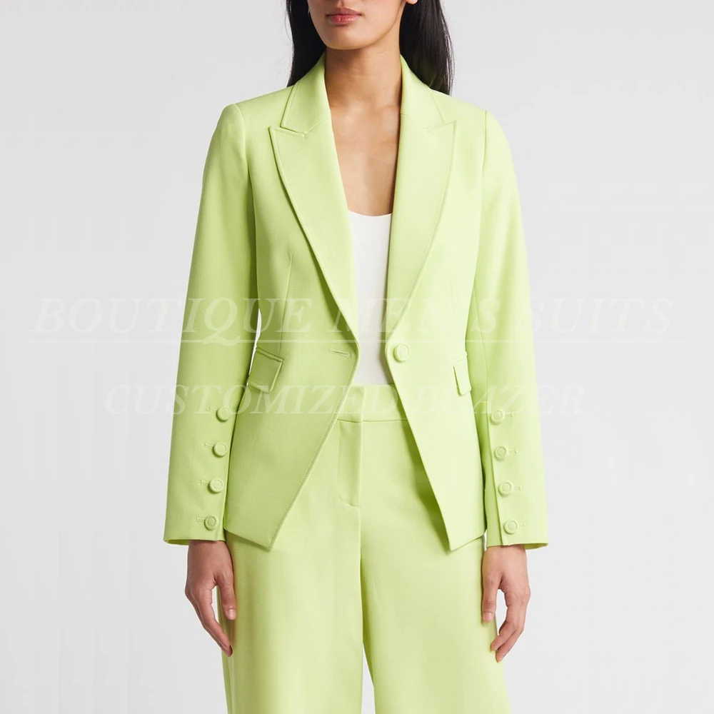 Fashion Women's Suits Luxury Single Breasted Peak Lapel Slim Fit 2 Piece Jacket Pants Sets High Quality Female Office Blazer
Fashion Women's Suits Luxury Single Breasted Peak Lapel Slim Fit 2 Piece Jacket Pants Sets High Quality Female Office Blazer