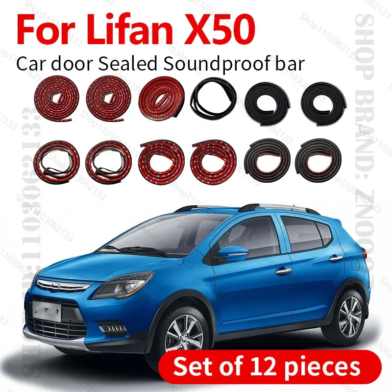 For 2014-2020 Lifan X50 Car Door Seal Strip Rubber Double Layer Sealing Protector Soundproof Strip Dustproof Seal Strip 12PCS
For 2014-2020 Lifan X50 Car Door Seal Strip Rubber Double Layer Sealing Protector Soundproof Strip Dustproof Seal Strip 12PCS