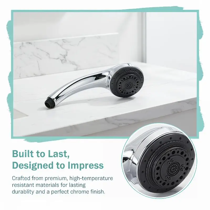 Luxury Handheld Shower Head 7 Modes High Pressure with Water Saving Filters for Stylish Bathroom
Luxury Handheld Shower Head 7 Modes High Pressure with Water Saving Filters for Stylish Bathroom