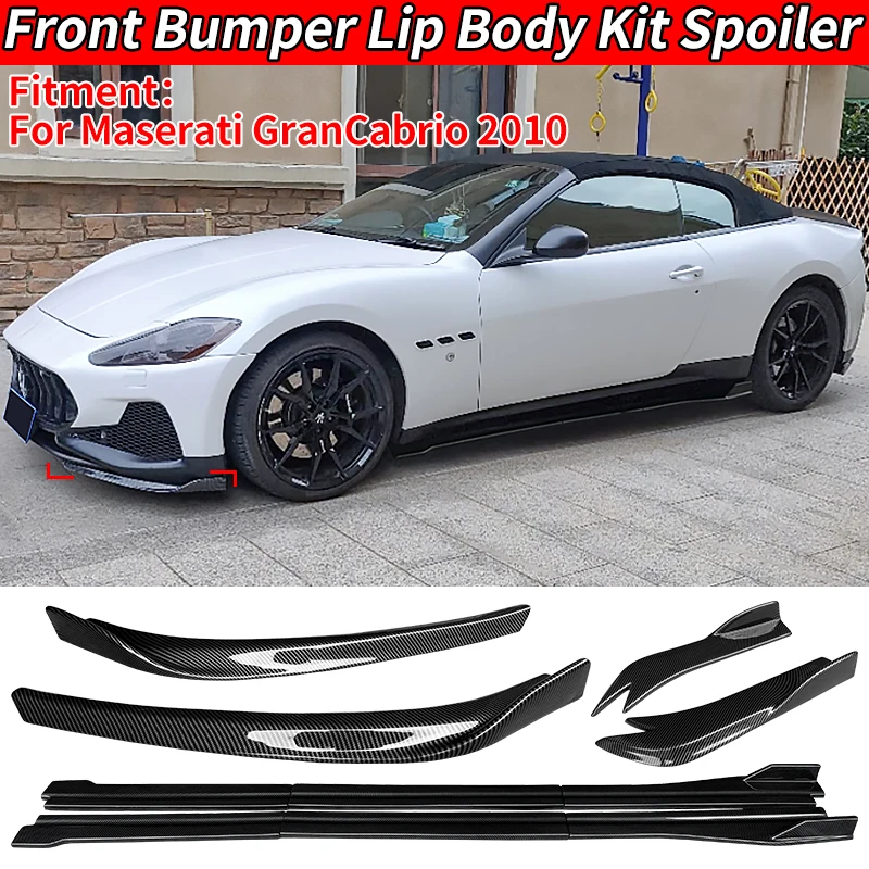 Car For Maserati GranCabrio 2010 Front Wrap Angle Separator Body Kit Protector Side Skirts Extensions Rear Wrap Angle Carbon ABS
Car For Maserati GranCabrio 2010 Front Wrap Angle Separator Body Kit Protector Side Skirts Extensions Rear Wrap Angle Carbon ABS
