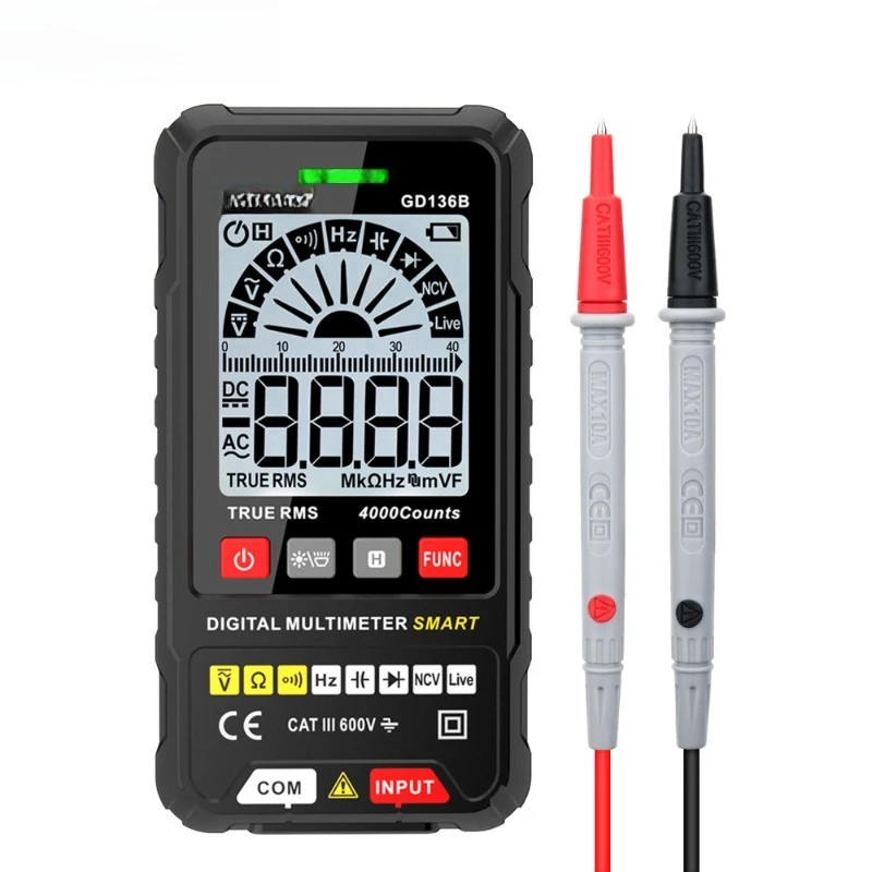 Digital multimeter high-precision mini universal meter intelligent anti-burn electrical meter cross-border explosion
Digital multimeter high-precision mini universal meter intelligent anti-burn electrical meter cross-border explosion