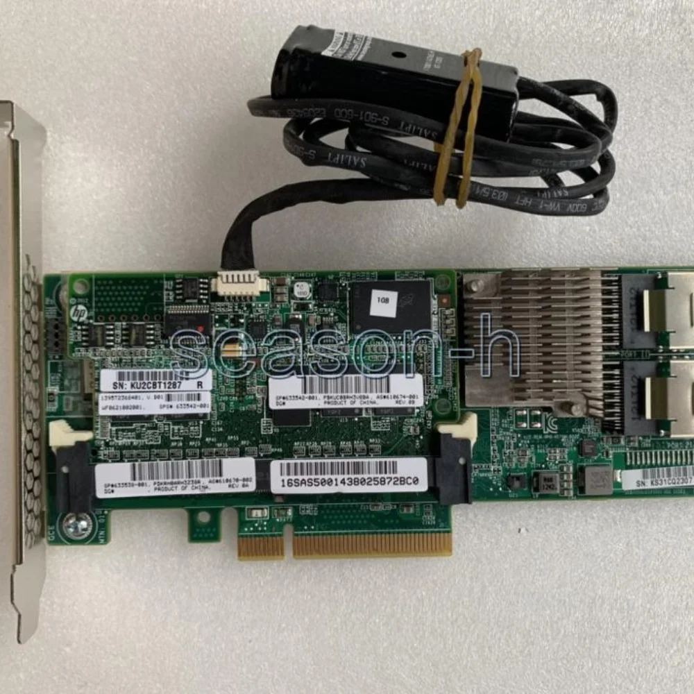 HP-matriz inteligente P420/1GB FBWC, 6Gb, 2 puertos, SAS, controlador, tarjeta Raid + batería
HP-matriz inteligente P420/1GB FBWC, 6Gb, 2 puertos, SAS, controlador, tarjeta Raid + batería