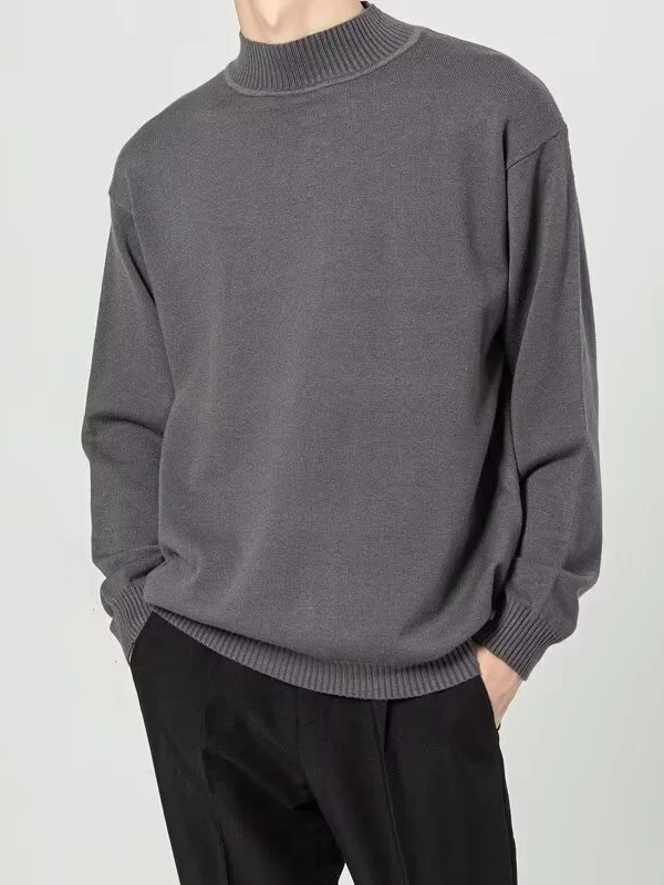 Свободный мужской вязаный свитер с высоким воротником Lazy Sle Base irt, корейская версия, зимняя куртка, повседневный длинный топ све
Свободный мужской вязаный свитер с высоким воротником Lazy Sle Base irt, корейская версия, зимняя куртка, повседневный длинный топ све