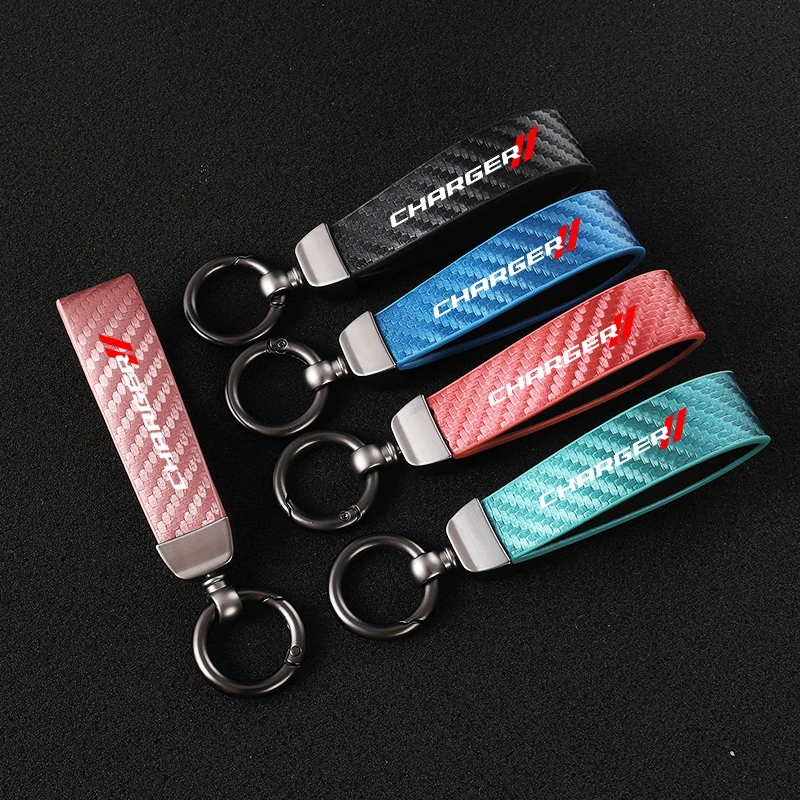 Car Carbon Fiber Leather Rope Keychain Key Ring for DODGE CHRAGER Car Accessories
Car Carbon Fiber Leather Rope Keychain Key Ring for DODGE CHRAGER Car Accessories