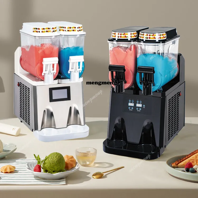 Snow Melter 12LM Commercial Double Cylinder Slush Snow Grain Smoothie Double Temperature Beverage Machine Milk Tea Shop
Snow Melter 12LM Commercial Double Cylinder Slush Snow Grain Smoothie Double Temperature Beverage Machine Milk Tea Shop