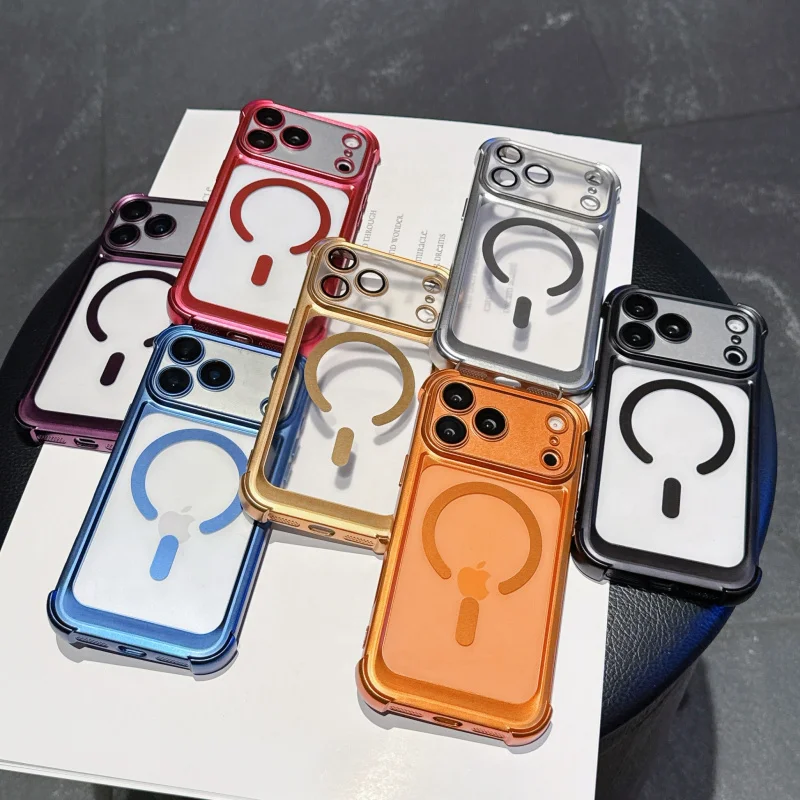 New four-corner anti-drop acrylic simple magnetic matte case suitable for wireless chargingiphone17promax/16Phone caseiphone16PM
New four-corner anti-drop acrylic simple magnetic matte case suitable for wireless chargingiphone17promax/16Phone caseiphone16PM