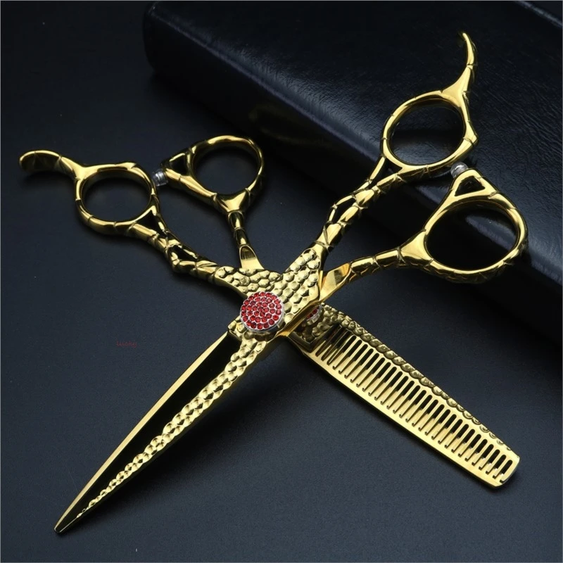 Professional Hair Cutting Scissors Set 6 Inch 9CR Stainless Steel Thinning Shears & Fringe for Barbers Salon Home Use
Professional Hair Cutting Scissors Set 6 Inch 9CR Stainless Steel Thinning Shears & Fringe for Barbers Salon Home Use