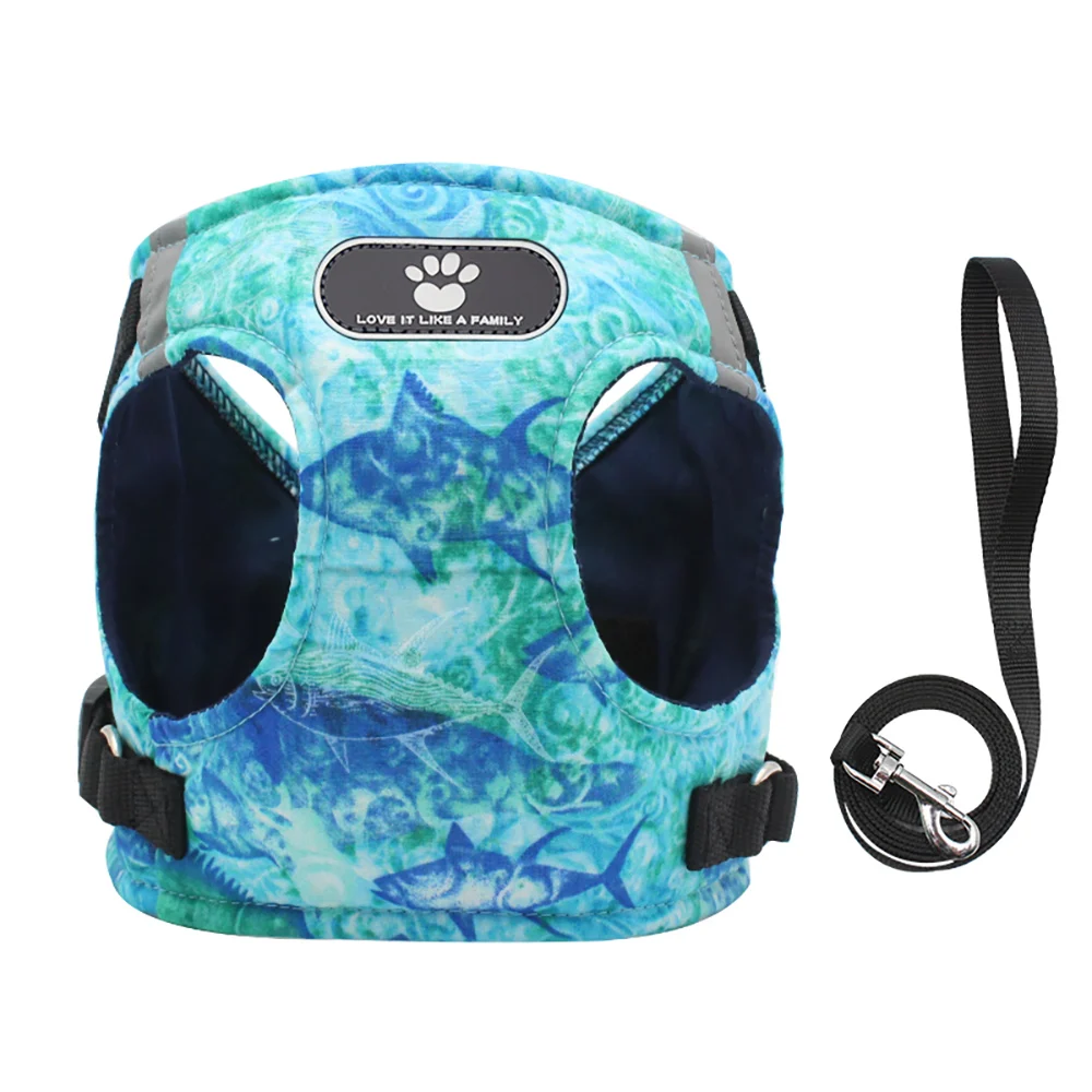 Dog Harness No Pull Adjustable Puppy Cat Collar Cute Dog Accessories Vest Harnesses Print Cat Puppy Harness For Small Dogs
Dog Harness No Pull Adjustable Puppy Cat Collar Cute Dog Accessories Vest Harnesses Print Cat Puppy Harness For Small Dogs