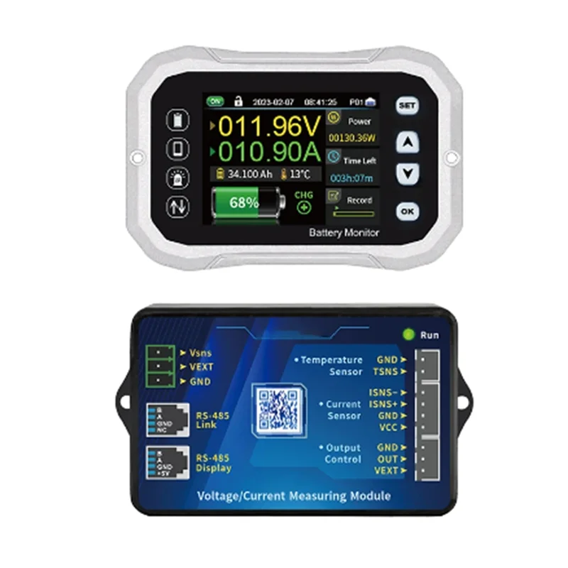 KH140F 0-120V 400A Voltage Current Tester Capacity Indicator Coulomb Counter Kit 1Set
KH140F 0-120V 400A Voltage Current Tester Capacity Indicator Coulomb Counter Kit 1Set