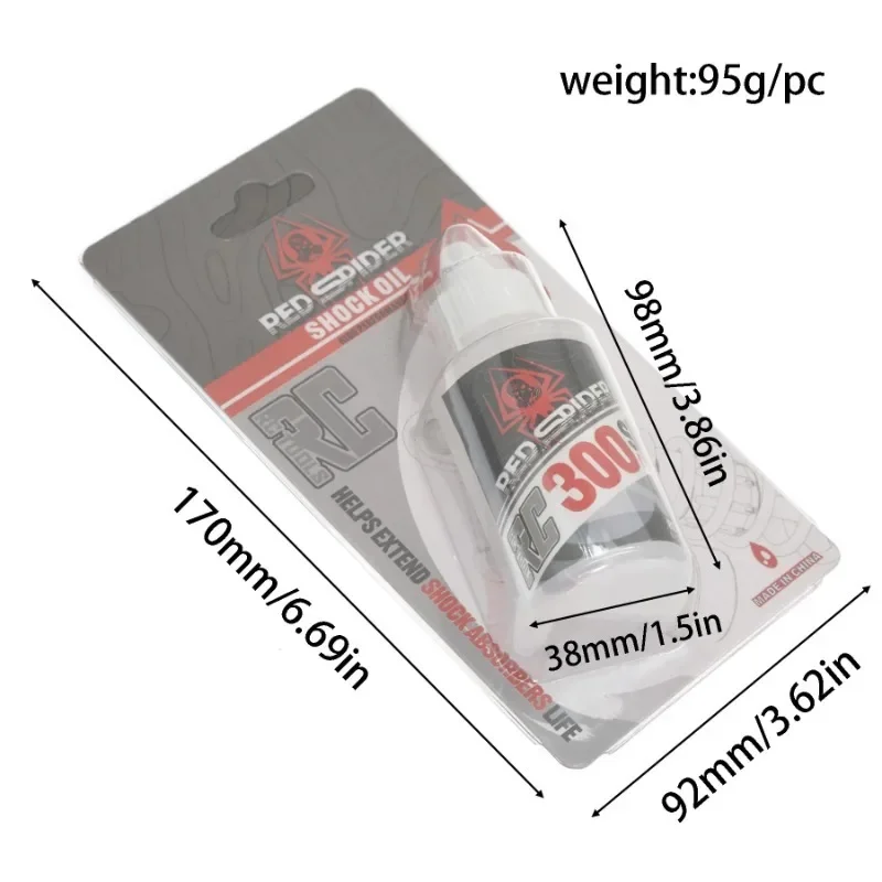 RC Car Shock Absorber Oil 100 300 400 600 800 1000 for RC Model Crawler Car Drifting Truck Short-Course Monster Trucks
RC Car Shock Absorber Oil 100 300 400 600 800 1000 for RC Model Crawler Car Drifting Truck Short-Course Monster Trucks