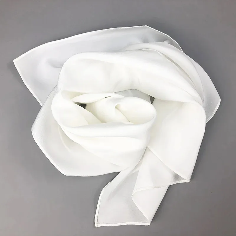 2021 Women Real Silk Scarf Square Neck Shawls Lady White Solid Crepe Bandana Hair Band Kerchief Scarf Hijabs for DIY Painting
2021 Women Real Silk Scarf Square Neck Shawls Lady White Solid Crepe Bandana Hair Band Kerchief Scarf Hijabs for DIY Painting