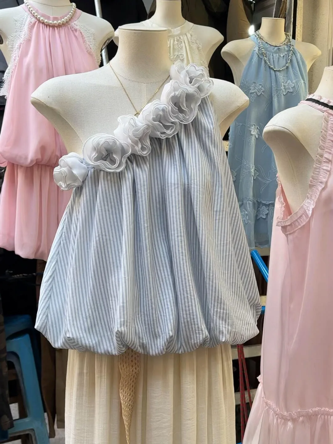 Summer French Style off Shoulder Stripe Sleeveless Vest Women's Clothing Breathable Cotton Polyester Blend Comfortable Fit
Summer French Style off Shoulder Stripe Sleeveless Vest Women's Clothing Breathable Cotton Polyester Blend Comfortable Fit