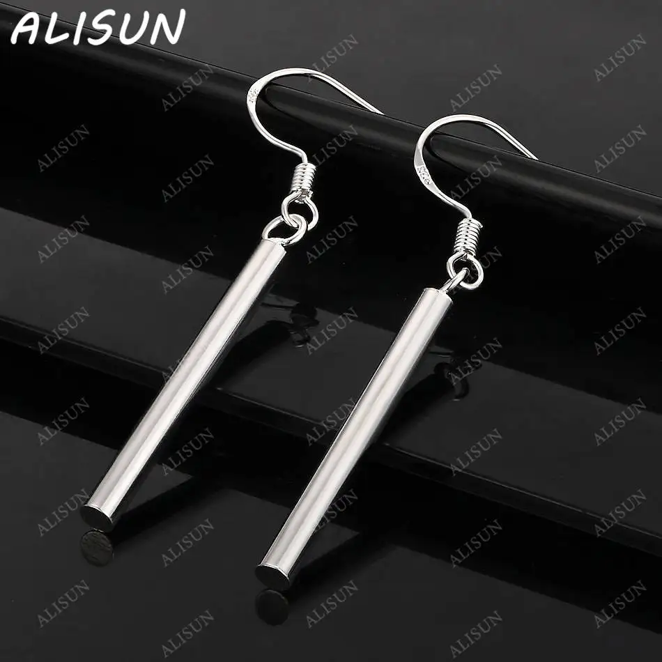 ALISUN 925 Sterling Silver Cylinder Earrings Drop Earrings For Women Anniversary Gift Popular Wild Fashion Romantic Jewelry
ALISUN 925 Sterling Silver Cylinder Earrings Drop Earrings For Women Anniversary Gift Popular Wild Fashion Romantic Jewelry