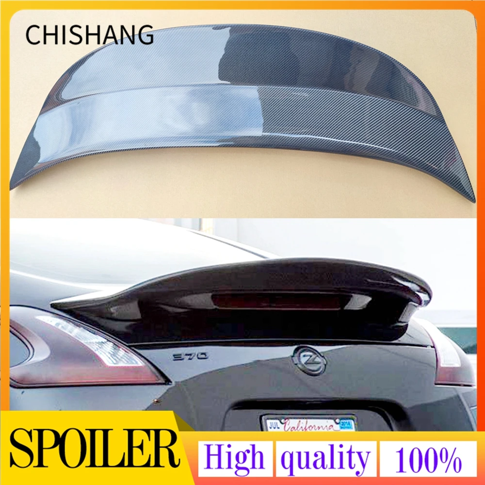 For Nissan 370Z Z34 AJT3 styl 2009-2015 Carbon Fiber +Gloss Blck Rear Roof Spoiler Wing Trunk Lip Boot Cover Car Styling
For Nissan 370Z Z34 AJT3 styl 2009-2015 Carbon Fiber +Gloss Blck Rear Roof Spoiler Wing Trunk Lip Boot Cover Car Styling