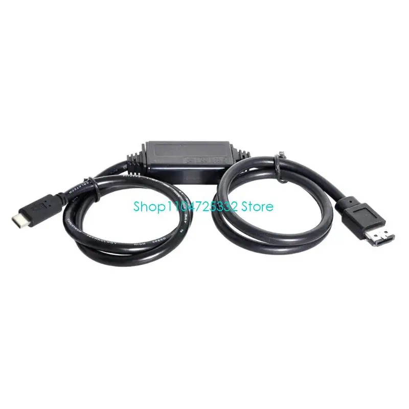 P5EA External Storage Adapters Cable USB C To eSATA Interfaces 5VDC Power Output
P5EA External Storage Adapters Cable USB C To eSATA Interfaces 5VDC Power Output