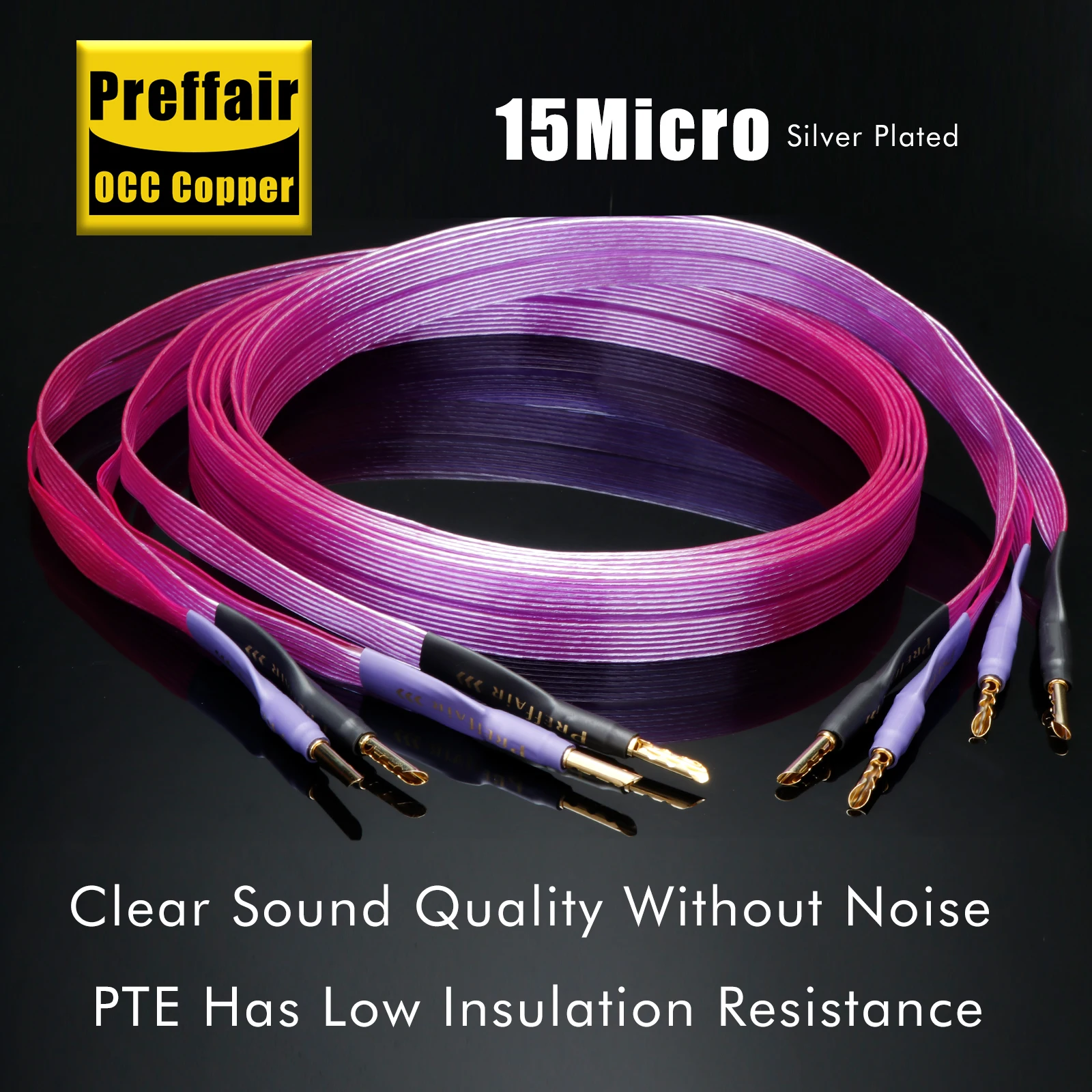 1 пара Preffair L327 HiFi OCC акустический кабель, плоский ремень с зубчатыми однотонными позолоченными вилками типа «банан/Y» для усилителя динамика
1 пара Preffair L327 HiFi OCC акустический кабель, плоский ремень с зубчатыми однотонными позолоченными вилками типа «банан/Y» для усилителя динамика