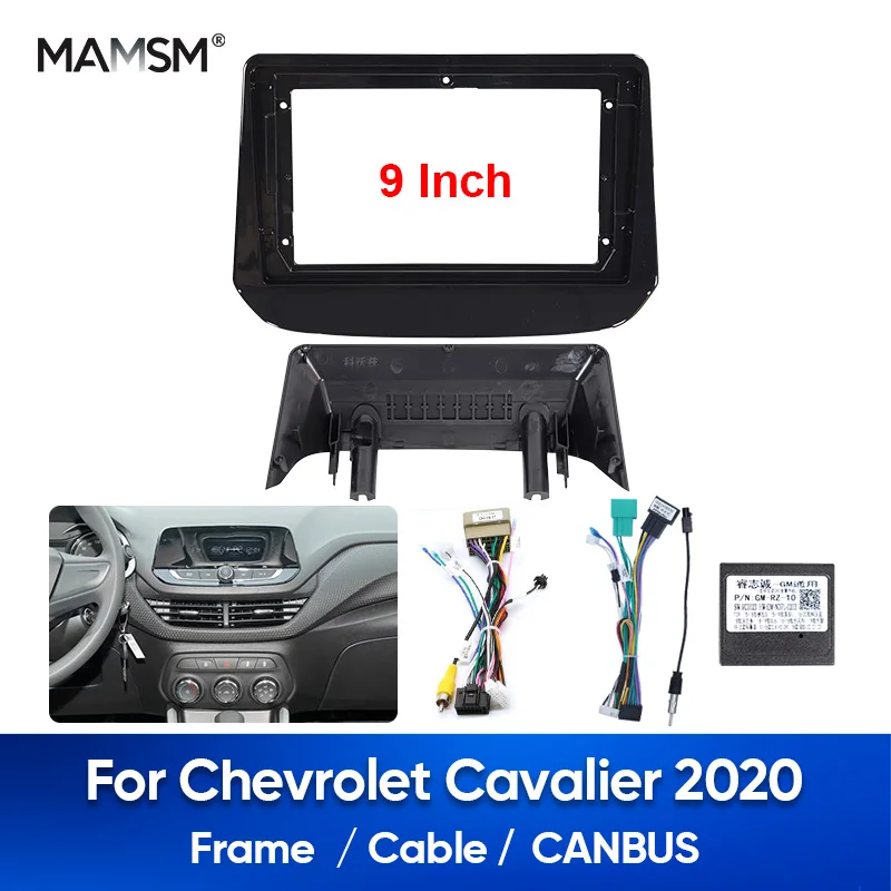 MAMSM For CHEVROLET Cavalier 2020 Car Frame Fascia Adapter Panel Radio Player Screen Stereo Cables Harness Dash Fitting Kit
MAMSM For CHEVROLET Cavalier 2020 Car Frame Fascia Adapter Panel Radio Player Screen Stereo Cables Harness Dash Fitting Kit