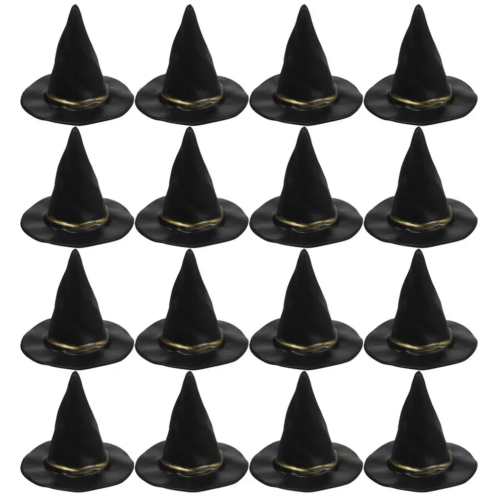 12 Pcs Witch Small Witch Hats For Crafts Hats Black Tiny for House Props Crafts Decor Gifts Role Play Costumes Accessories
12 Pcs Witch Small Witch Hats For Crafts Hats Black Tiny for House Props Crafts Decor Gifts Role Play Costumes Accessories