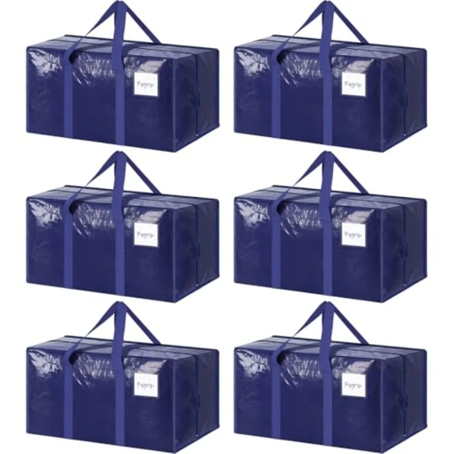 Extra Heavy Duty Large Moving Bags with Strong Zipper and Comfortable Handles, Sturdy and Durable Clothes Storage Bags Totes Bi
Extra Heavy Duty Large Moving Bags with Strong Zipper and Comfortable Handles, Sturdy and Durable Clothes Storage Bags Totes Bi