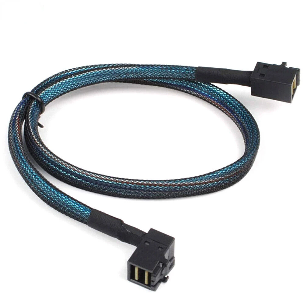 High-quality MINI SAS HD SFF-8643 to 90 degree MINI SAS SFF-8643 server connection Cable
High-quality MINI SAS HD SFF-8643 to 90 degree MINI SAS SFF-8643 server connection Cable