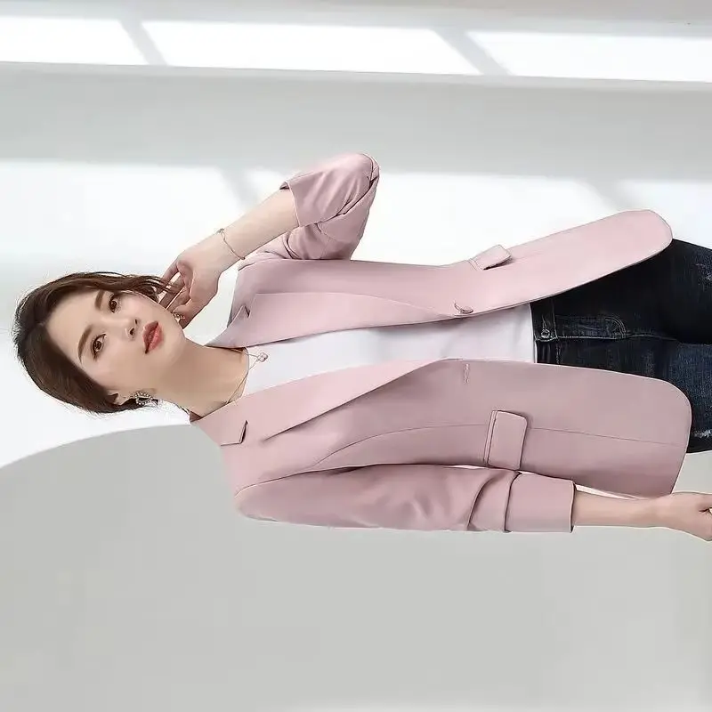 Fashion Women Solid Professional Blazer Jacket Spring And Autumn Female Small Blazer Tops Coat Ladies Suit Outerwear
Fashion Women Solid Professional Blazer Jacket Spring And Autumn Female Small Blazer Tops Coat Ladies Suit Outerwear