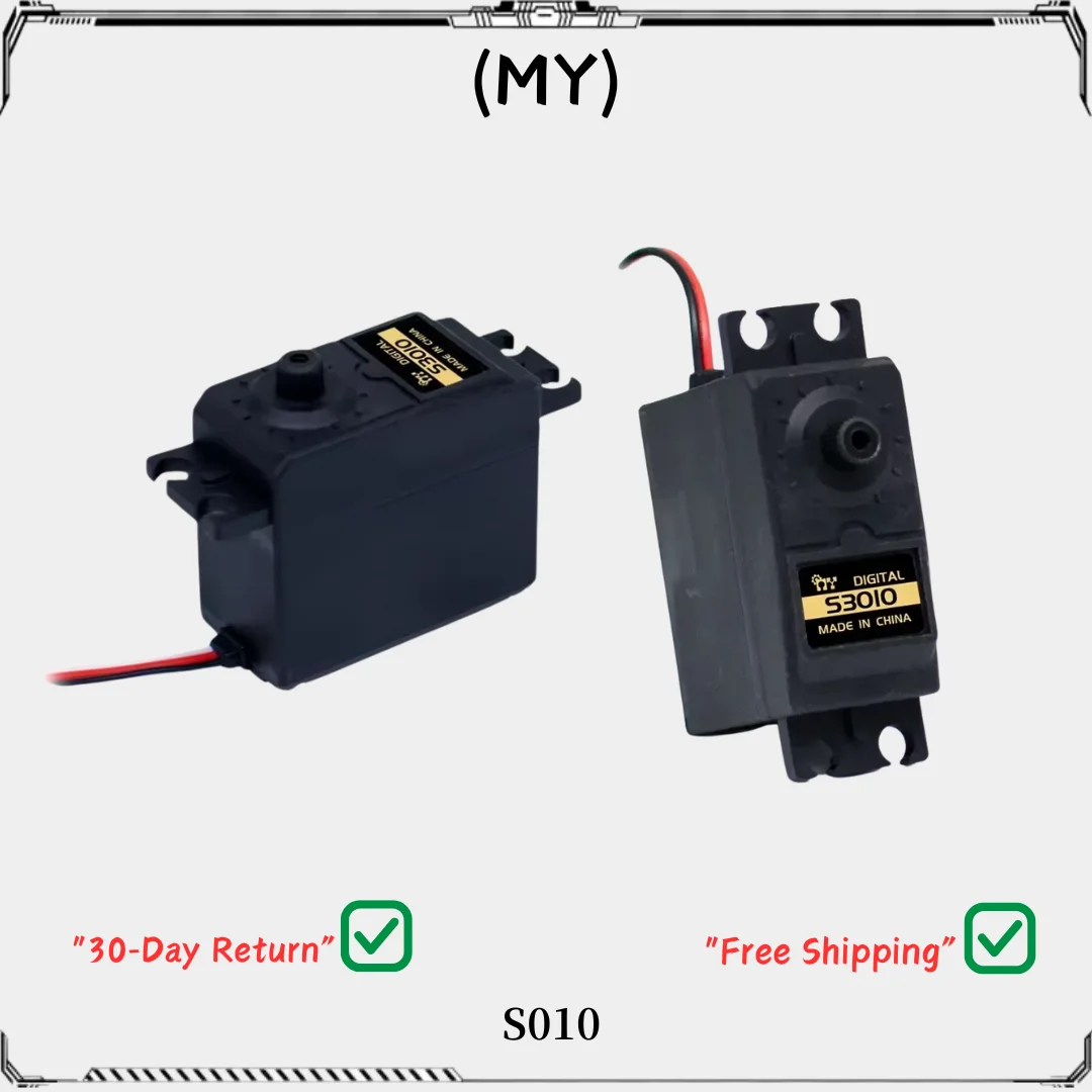 MY Servo S3010 6 В 6,48 кг аналоговый серводвигатель с металлической шестерней - железный сердечник для радиоуправляемого вертолета, модели самолета, робототехники
MY Servo S3010 6 В 6,48 кг аналоговый серводвигатель с металлической шестерней - железный сердечник для радиоуправляемого вертолета, модели самолета, робототехники