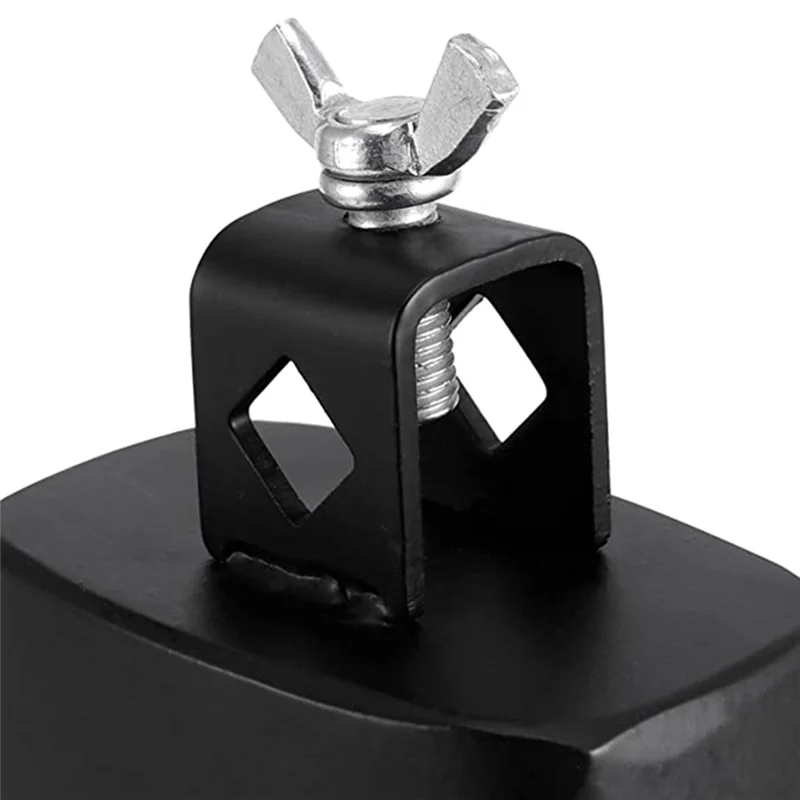 SYDS 2 X 8 Inch, Manual Percussion Cowbell With Wooden Sticks For Drum Set, Sports, Home, Farm, Black
SYDS 2 X 8 Inch, Manual Percussion Cowbell With Wooden Sticks For Drum Set, Sports, Home, Farm, Black