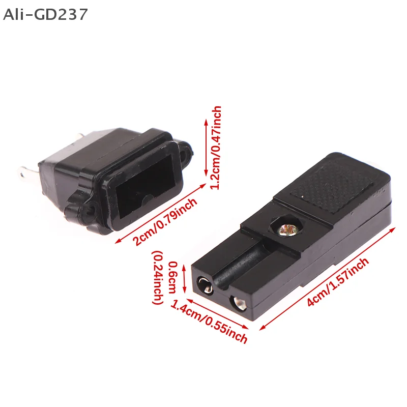 GD237-Two-wire Electric Screwdriver Plug Power Socket DC Power Plug Connector 2 Pins Black Small Two-wire Plug
GD237-Two-wire Electric Screwdriver Plug Power Socket DC Power Plug Connector 2 Pins Black Small Two-wire Plug